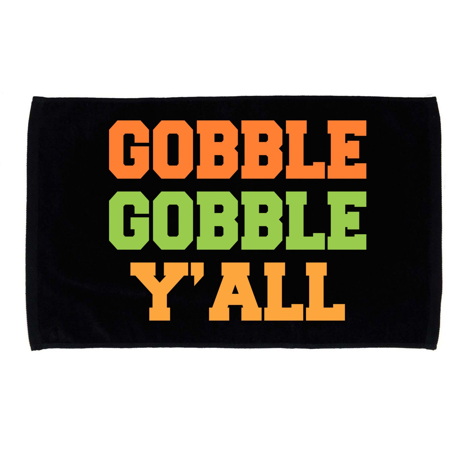 Gobble Gobble Y'All Thanksgiving Microfiber Hand Towel