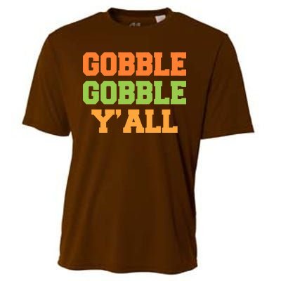 Gobble Gobble Y'All Thanksgiving Cooling Performance Crew T-Shirt