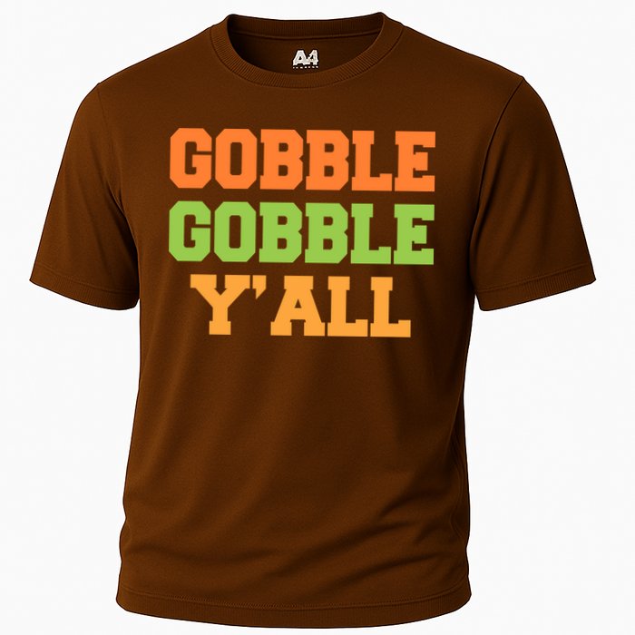 Gobble Gobble Y'All Thanksgiving Cooling Performance Crew T-Shirt
