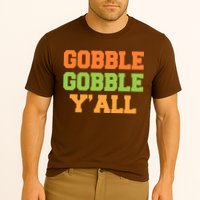 Gobble Gobble Y'All Thanksgiving Cooling Performance Crew T-Shirt