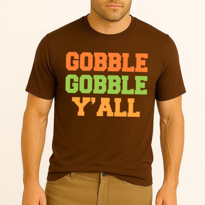 Gobble Gobble Y'All Thanksgiving Cooling Performance Crew T-Shirt