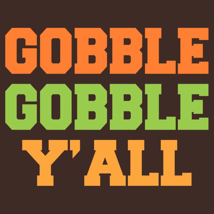Gobble Gobble Y'All Thanksgiving Cooling Performance Crew T-Shirt