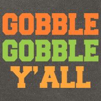 Gobble Gobble Y'All Thanksgiving Cotton Canvas Backpack