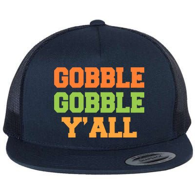 Gobble Gobble Y'All Thanksgiving Flat Bill Trucker Hat