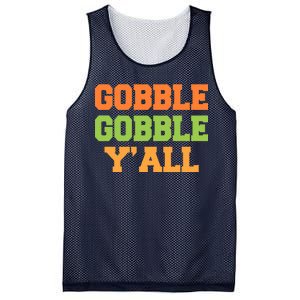 Gobble Gobble Y'All Thanksgiving Mesh Reversible Basketball Jersey Tank