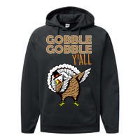 Gobble Gobble Y'all Turkey Performance Fleece Hoodie