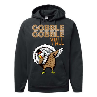 Gobble Gobble Y'all Turkey Performance Fleece Hoodie