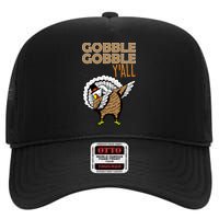 Gobble Gobble Y'all Turkey High Crown Mesh Back Trucker Hat