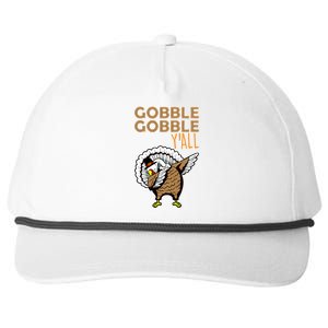 Gobble Gobble Y'all Turkey Snapback Five-Panel Rope Hat