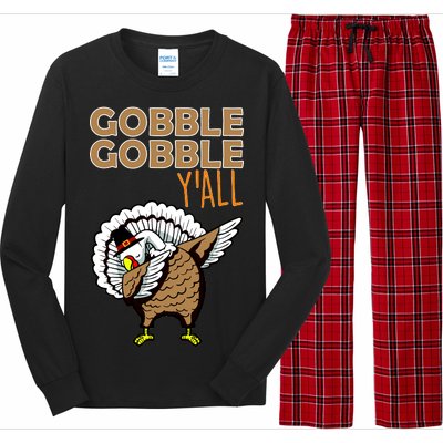 Gobble Gobble Y'all Turkey Long Sleeve Pajama Set