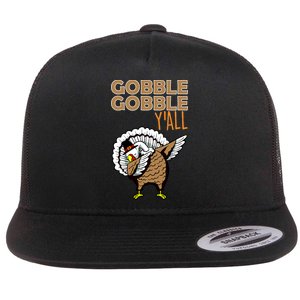 Gobble Gobble Y'all Turkey Flat Bill Trucker Hat