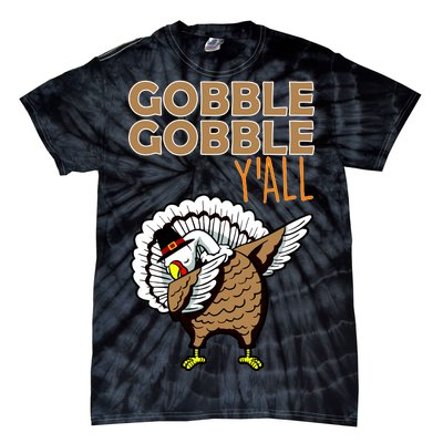 Gobble Gobble Y'all Turkey Tie-Dye T-Shirt