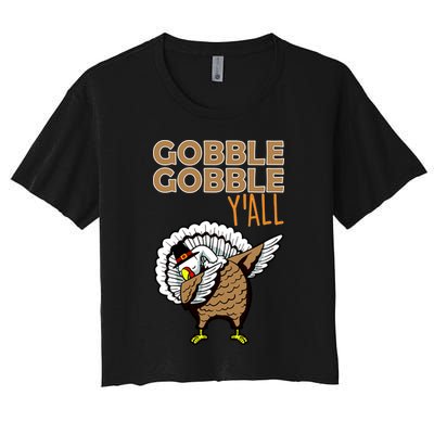 Gobble Gobble Y'all Turkey Crop Top