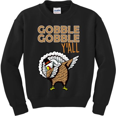 Gobble Gobble Y'all Turkey Kids Sweatshirt