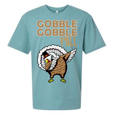 Gobble Gobble Y'all Turkey Sueded Cloud Jersey T-Shirt