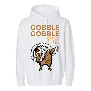 Gobble Gobble Y'all Turkey Garment-Dyed Fleece Hoodie