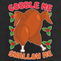 Gobble Me Swallow Me Dancing Turkey Cool Comfort Performance Bucket Hat