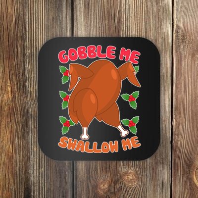 Gobble Me Swallow Me Dancing Turkey Coaster