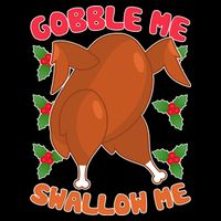 Gobble Me Swallow Me Dancing Turkey Visor