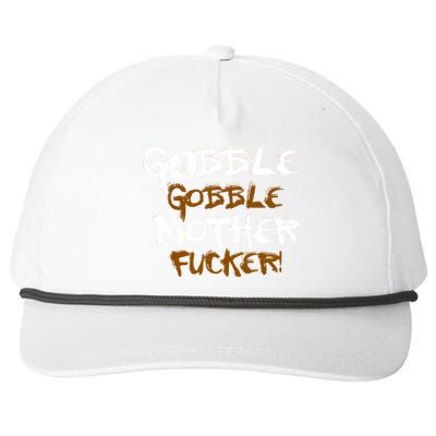 Gobble Mother Fucker Snapback Five-Panel Rope Hat