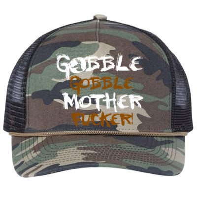 Gobble Mother Fucker Retro Rope Trucker Hat Cap