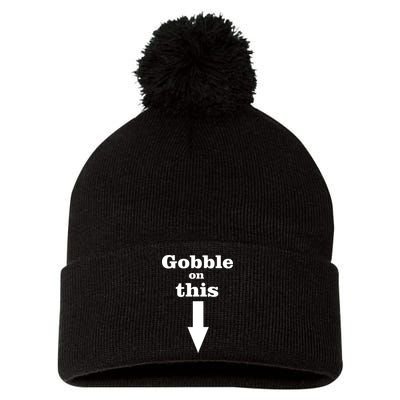 Gobble On This Pom Pom 12in Knit Beanie