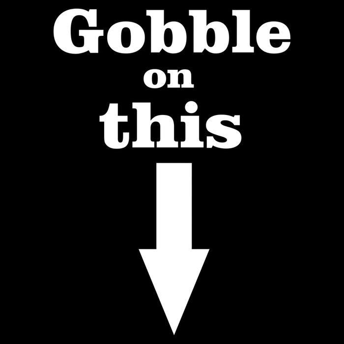Gobble On This Women's V-Neck T-Shirt
