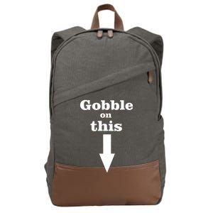 Gobble On This Cotton Canvas Backpack