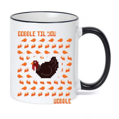 Gobble Til You Wobble 11oz Black Color Changing Mug