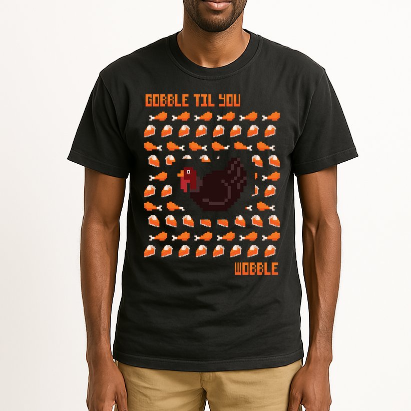 Gobble Til You Wobble Tall T-Shirt