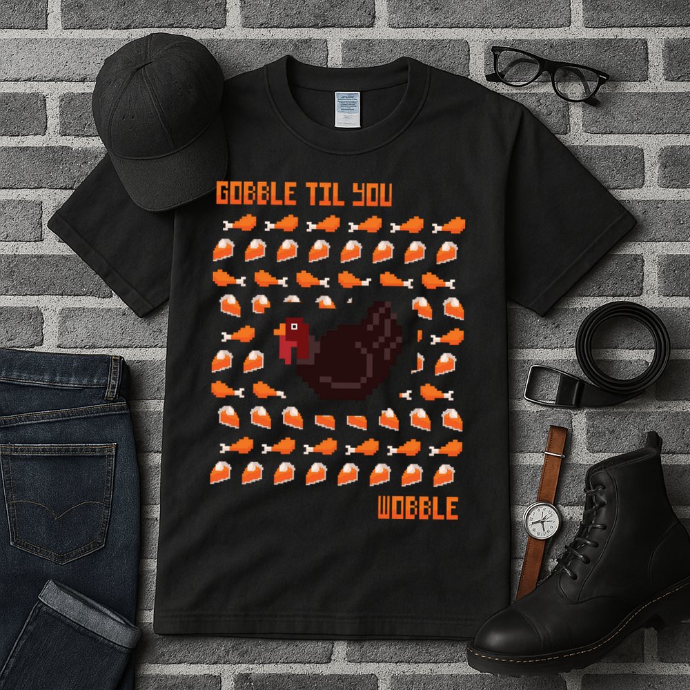 Gobble Til You Wobble Tall T-Shirt