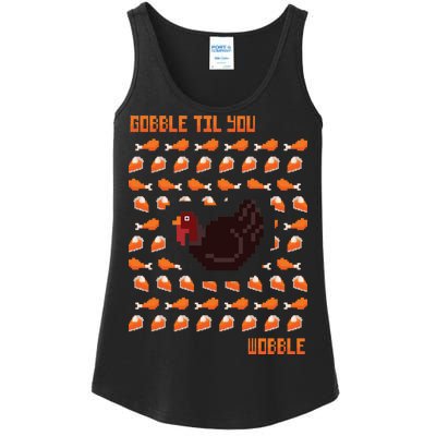 Gobble Til You Wobble Ladies Essential Tank