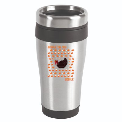 Gobble Til You Wobble 16oz Travel Tumbler