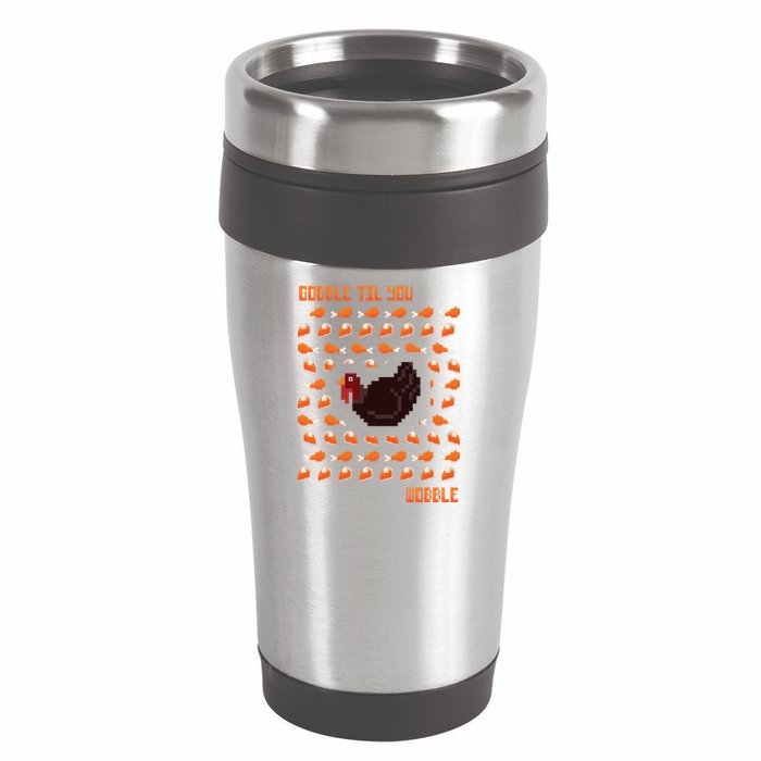 Gobble Til You Wobble 16oz Travel Tumbler