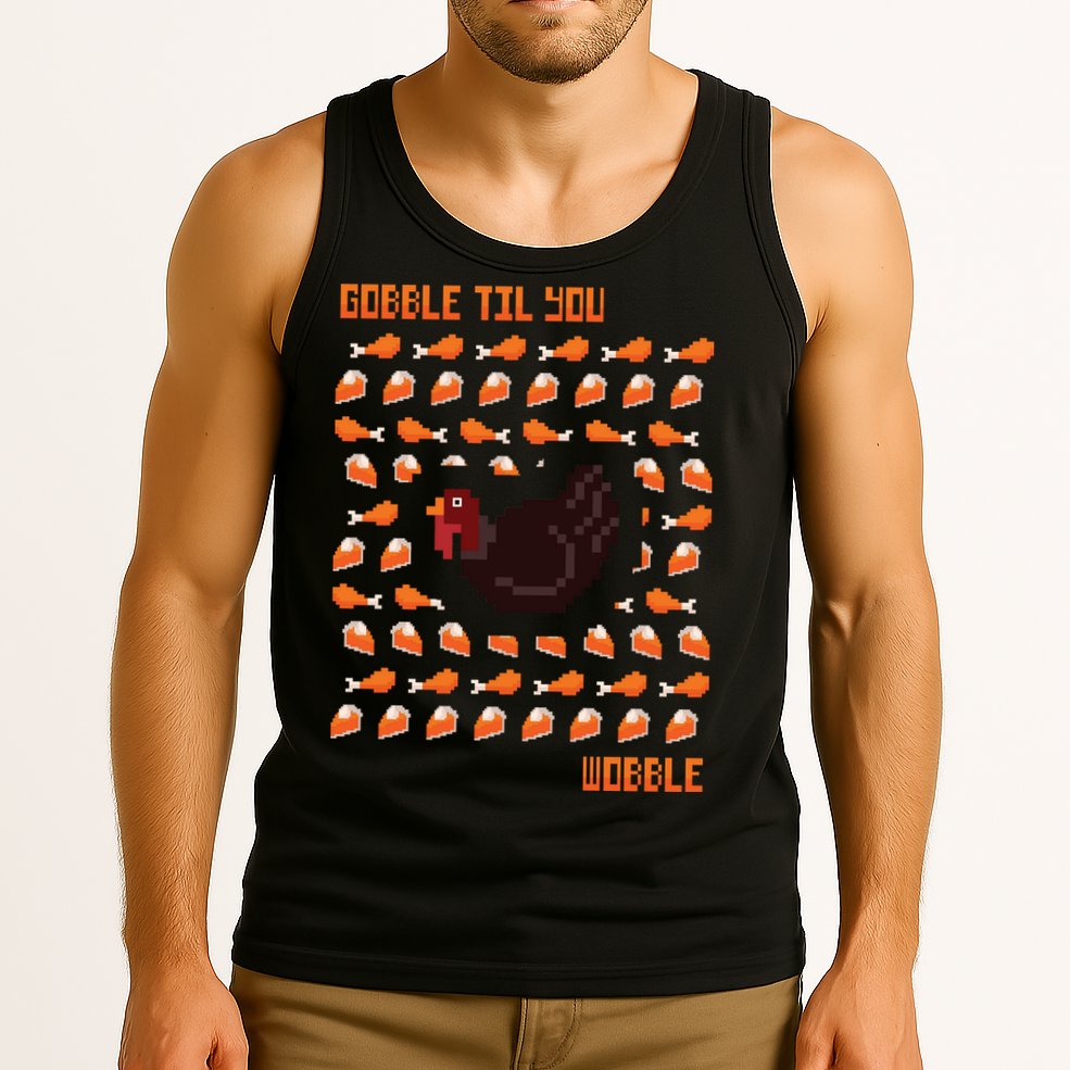 Gobble Til You Wobble Tank Top