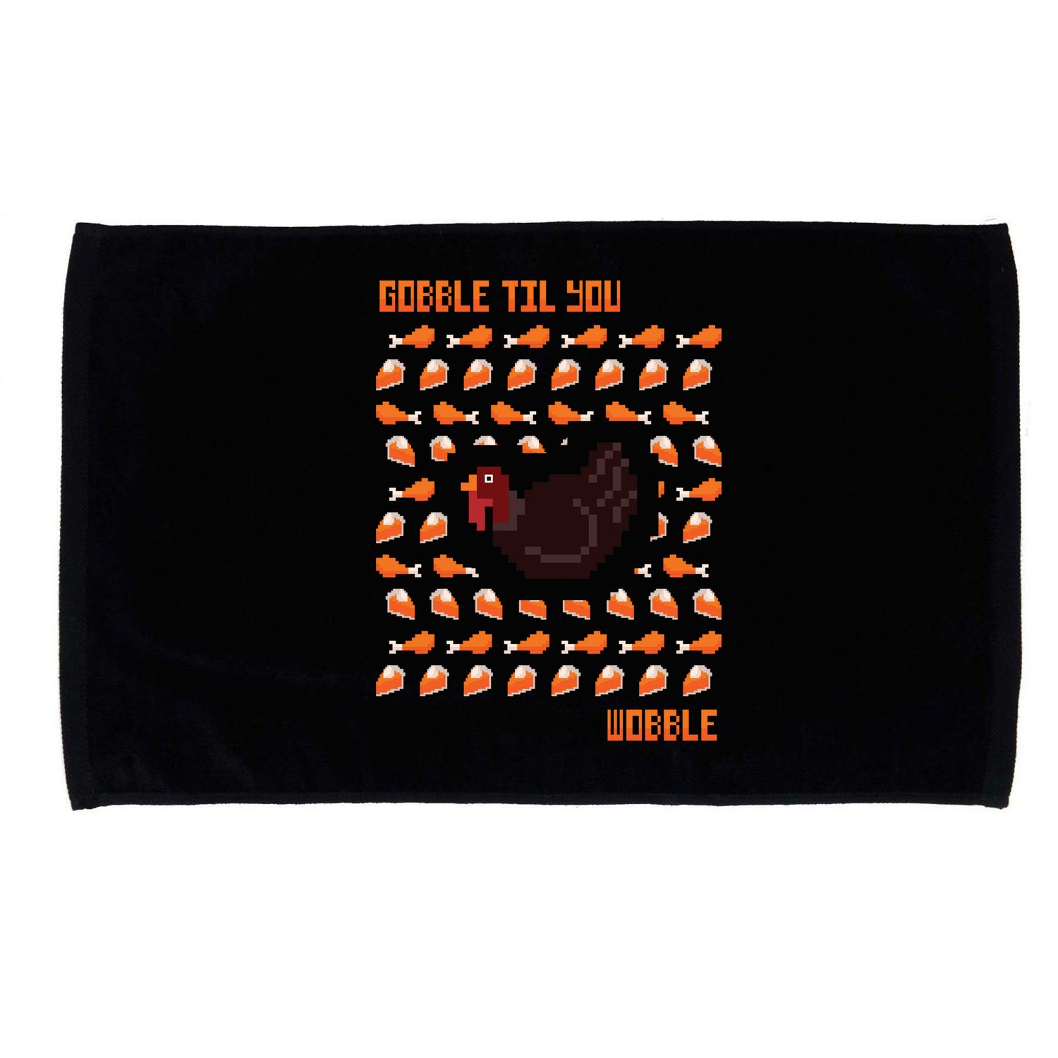 Gobble Til You Wobble Microfiber Hand Towel