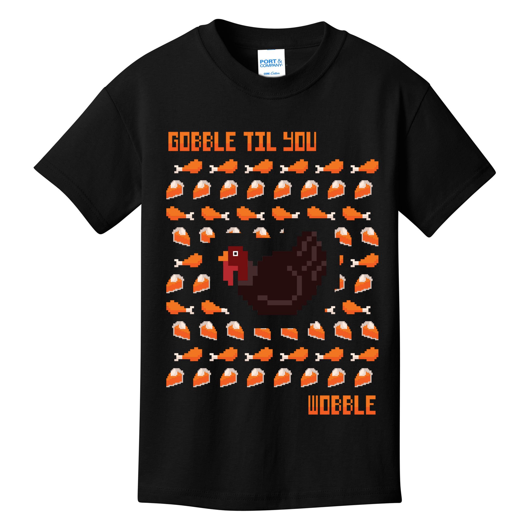 Gobble Til You Wobble Kids T-Shirt