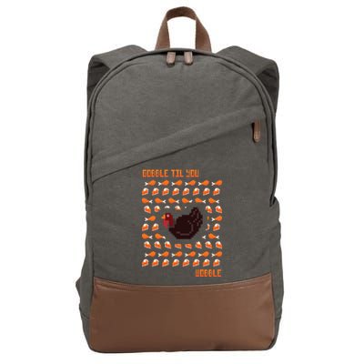 Gobble Til You Wobble Cotton Canvas Backpack