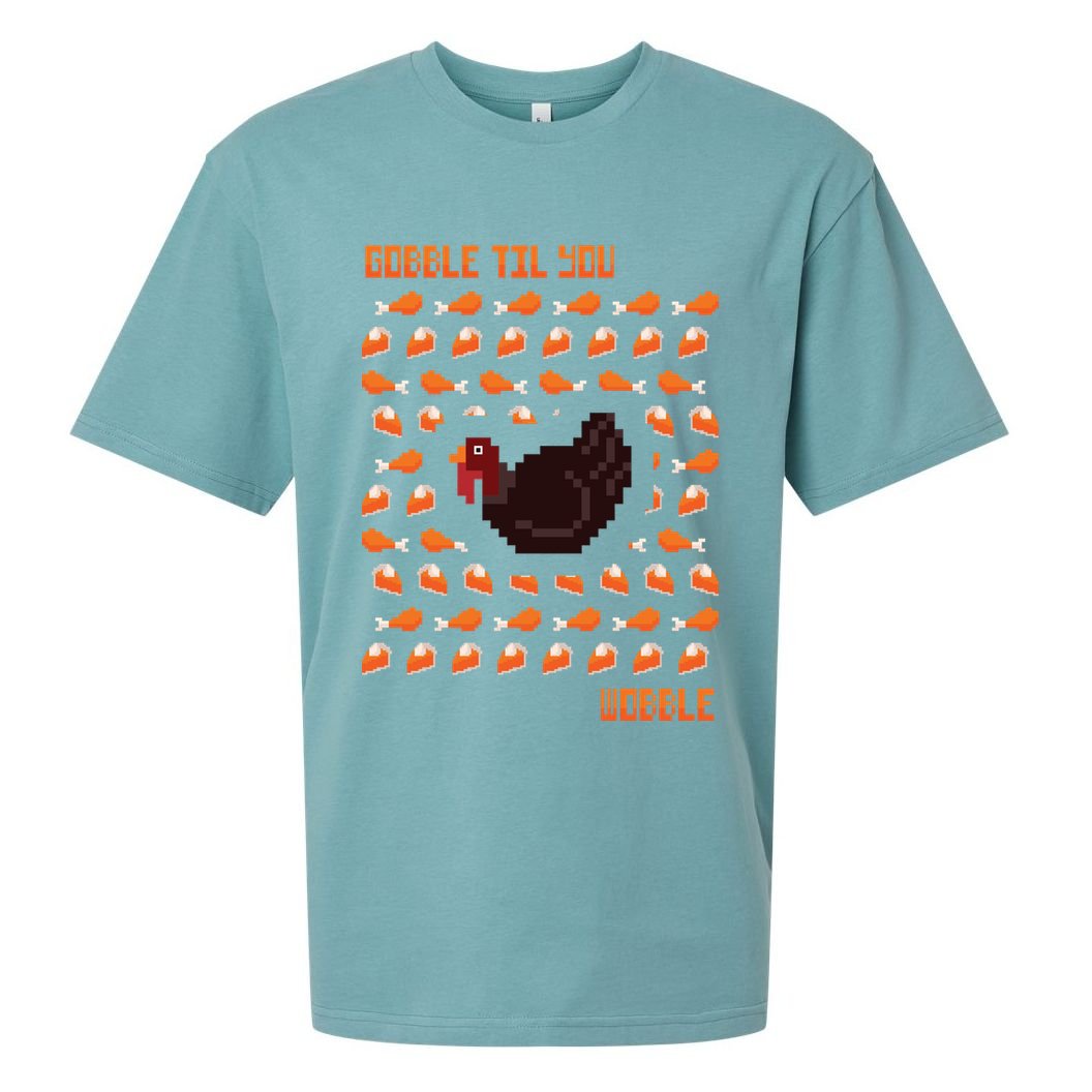 Gobble Til You Wobble Sueded Cloud Jersey T-Shirt