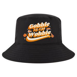 Gobble Til You Wobble Funny Thanksgiving Cool Comfort Performance Bucket Hat