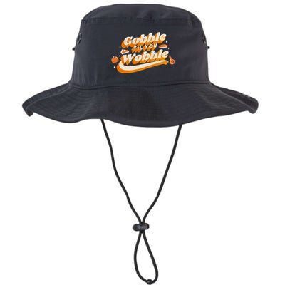 Gobble Til You Wobble Funny Thanksgiving Bucket Hat