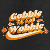 Gobble Til You Wobble Funny Thanksgiving 15oz Campfire Ceramic Mug