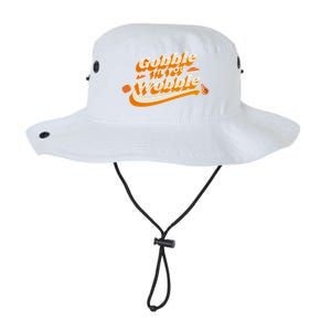 Gobble Til You Wobble Funny Thanksgiving Legacy Cool Fit Booney Bucket Hat