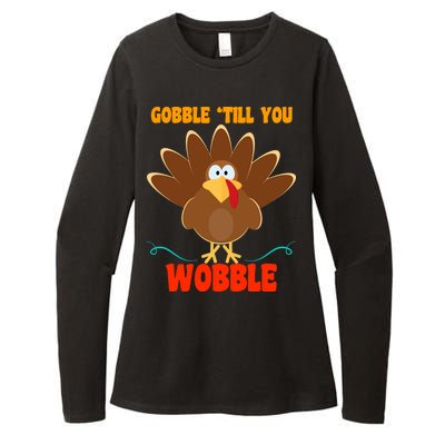 Gobble Till You Wobble Womens CVC Long Sleeve Shirt