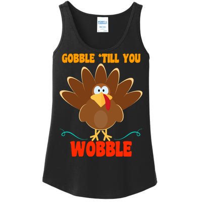 Gobble Till You Wobble Ladies Essential Tank