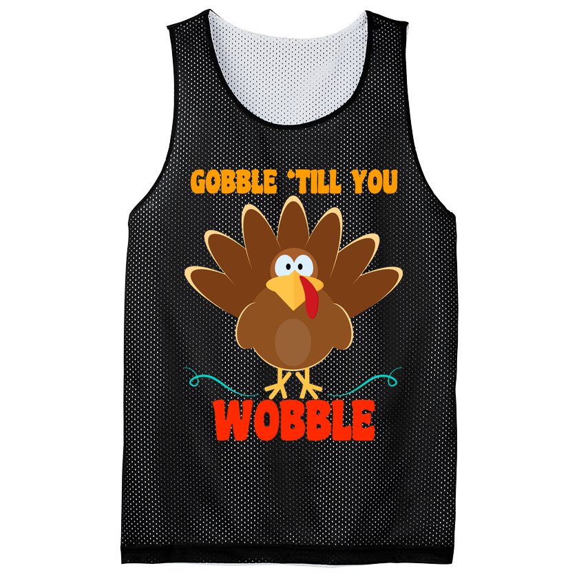 Gobble Till You Wobble Mesh Reversible Basketball Jersey Tank