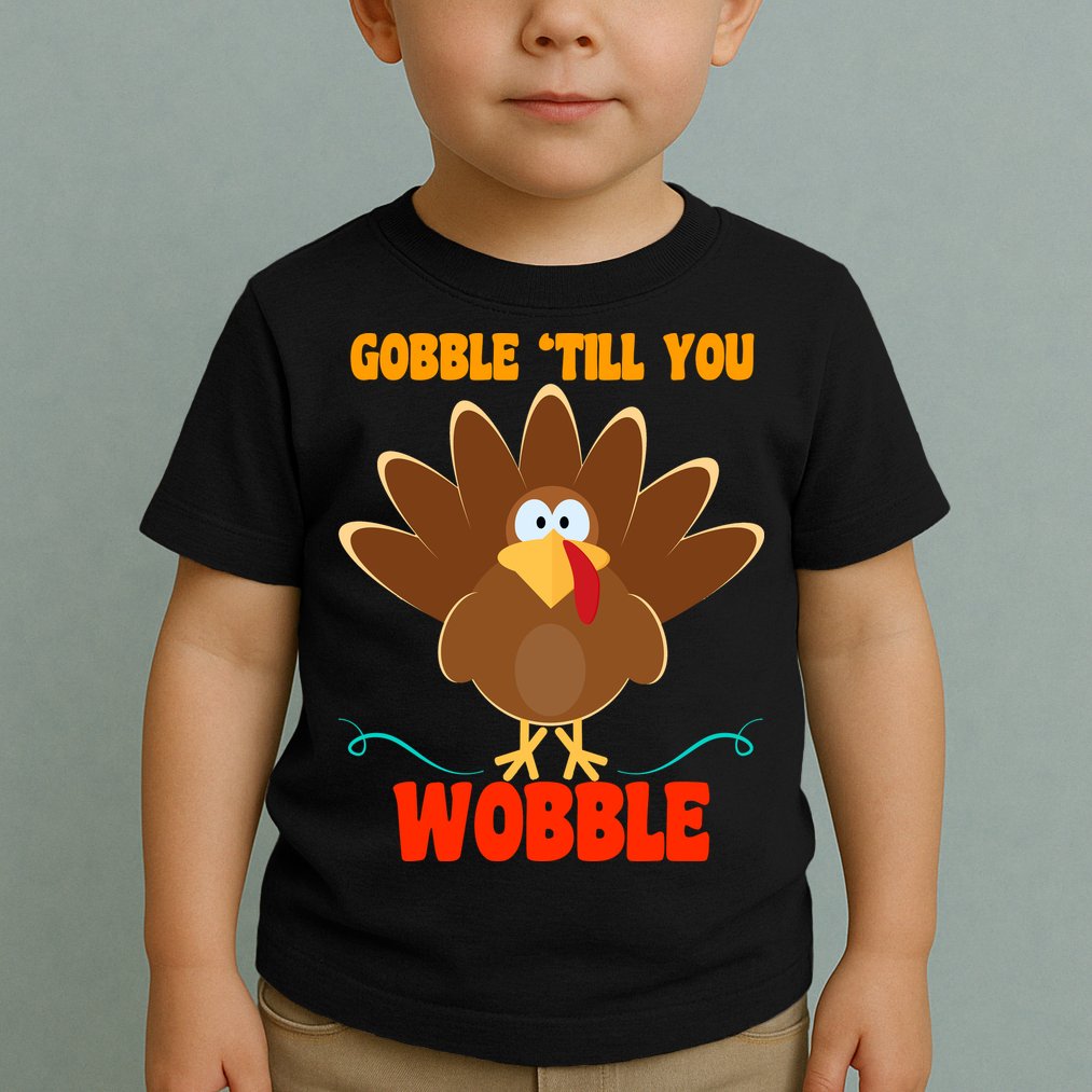 Gobble Till You Wobble Toddler T-Shirt