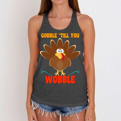 Gobble Till You Wobble Women's Knotted Racerback Tank