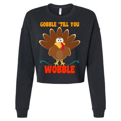 Gobble Till You Wobble Cropped Pullover Crew