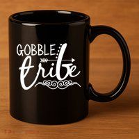 Gobble Tribe 11oz C Handle Ceramic Mug